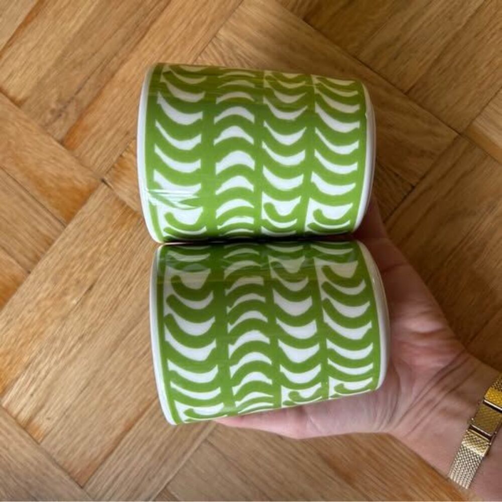 TWO Marimekko Oiva Rautasänky handleless coffee cups